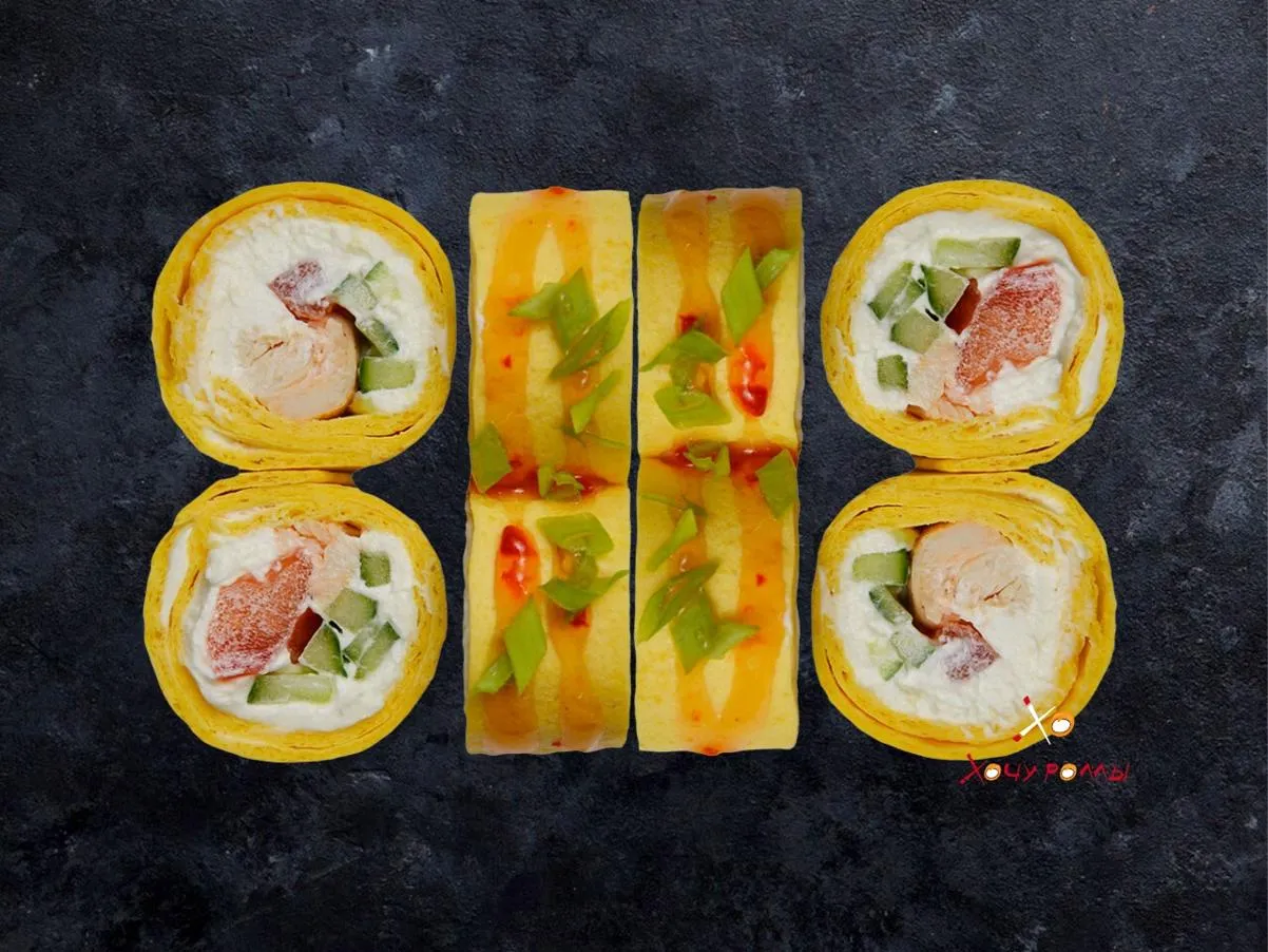 Ролл тортилья с курицей